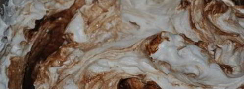 шоколадное тесто на белках. Шаг 4