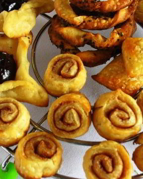 Слоеное творожное тесто