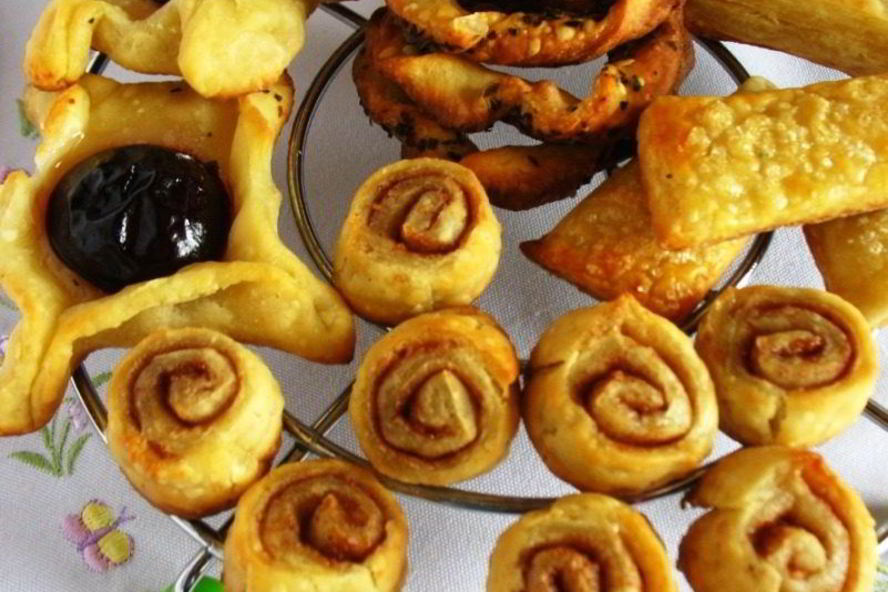 Рецепт слоеного творожного теста