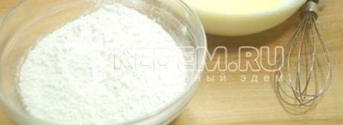 тесто для блинов на молоке. Шаг 3