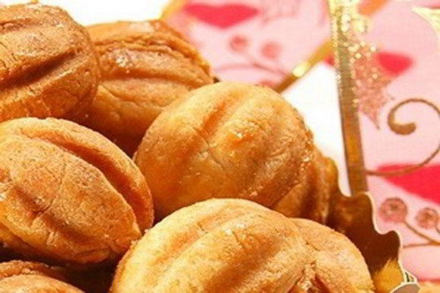 Рецепт теста для песочных орешков со сгущенкой