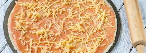 тесто для пиццы без дрожжей на молоке. Шаг 8