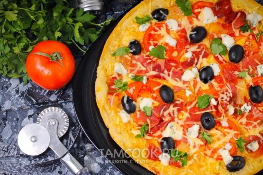 Рецепт теста для пиццы без дрожжей на воде