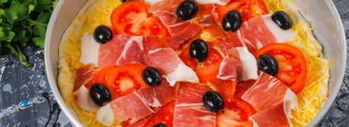 тесто для пиццы без дрожжей на воде. Шаг 8