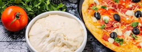 тесто для пиццы без дрожжей на воде. Шаг 10