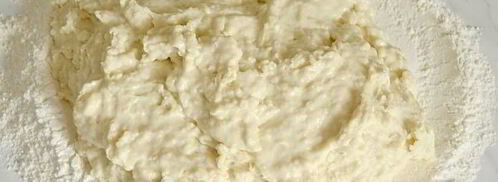 тесто на кефире для пирога. Шаг 7