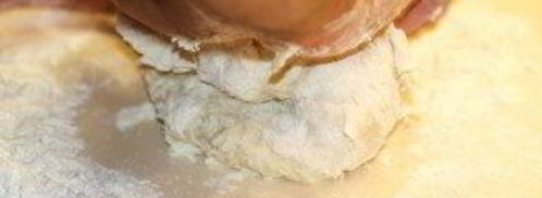 тонкое бездрожжевое тесто для пиццы. Шаг 5