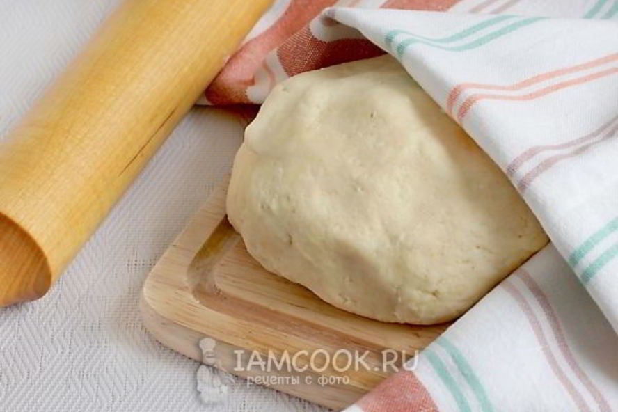 Рецепт творожного теста без яиц