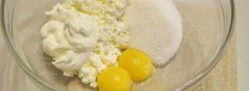 творожное тесто для пирога с яблоками. Шаг 2