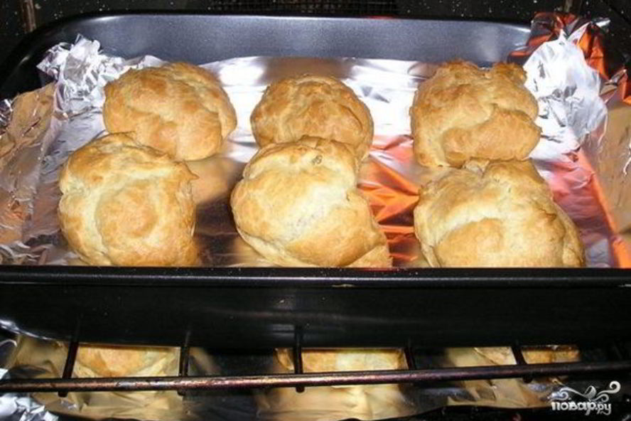 Рецепт заварного теста с творогом