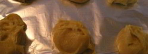 заварное тесто с творогом. Шаг 4