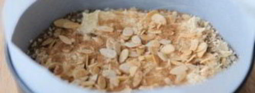 бисквит с кофе и миндалем. Шаг 5