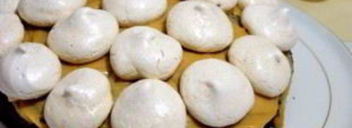 бисквитный торт с безе и орехами. Шаг 11