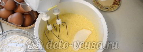 бисквитный торт с кремом шарлотт. Шаг 2