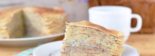 блинный торт со сгущенкой. Шаг 12