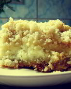 Быстрый песочно-творожный торт