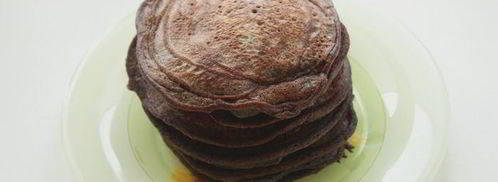 мини-торт из черемуховых оладий с брусничным курдом. Шаг 6