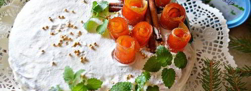 морковный торт с ароматом апельсина. Шаг 14