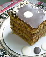 Орехово-шоколадный торт