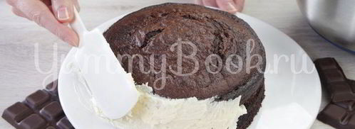 шоколадный праздничный новогодний торт. Шаг 6