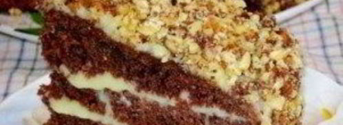 шоколадный торт на кефире фантастика. Шаг 5