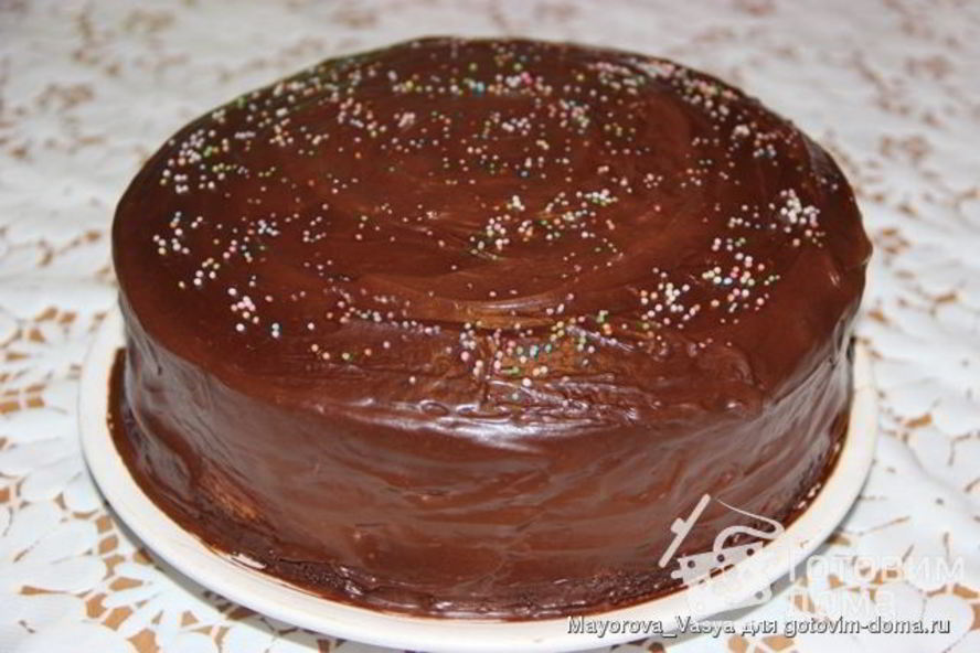 Рецепт шоколадного торта эскимо с бананом