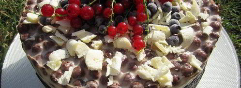 торт без выпечки летний. Шаг 16