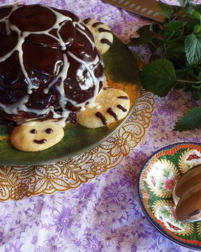 Торт Черепаха со сгущенкой