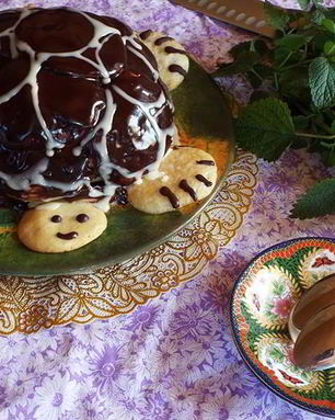 Торт Черепаха со сгущенкой