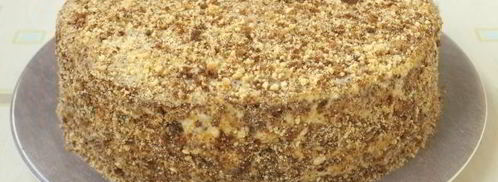 торт медовик с черносливом. Шаг 15