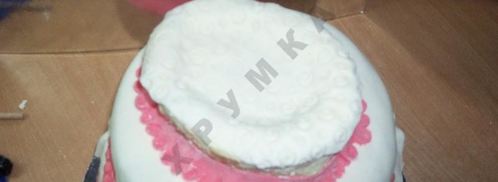 торт младенец из мастики. Шаг 22