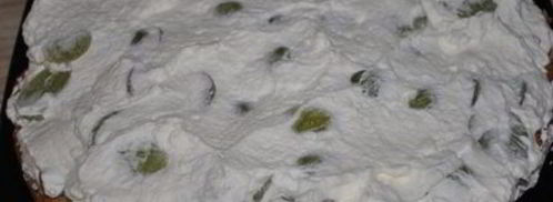 торт парадиз с манго и виноградом. Шаг 8