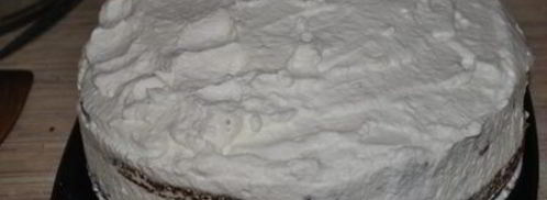 торт парадиз с манго и виноградом. Шаг 9