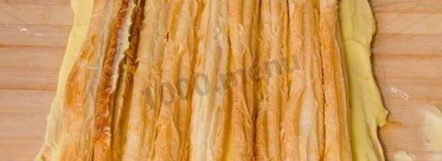 торт полено слоеное. Шаг 19