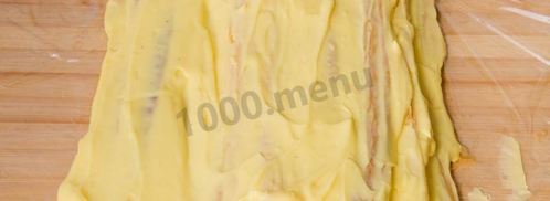 торт полено слоеное. Шаг 20