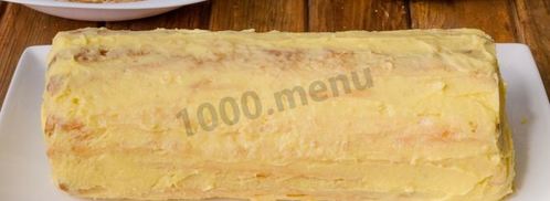 торт полено слоеное. Шаг 23