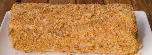 торт полено слоеное. Шаг 24