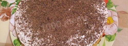 торт с фруктами без выпечки на коржах. Шаг 13