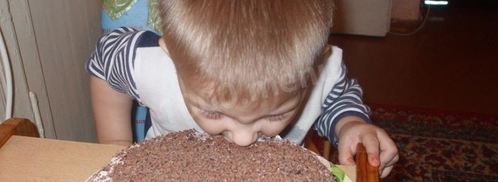 торт с фруктами без выпечки на коржах. Шаг 14