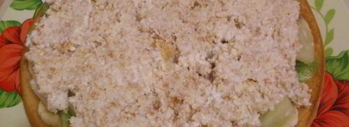 торт с фруктами без выпечки на коржах. Шаг 10