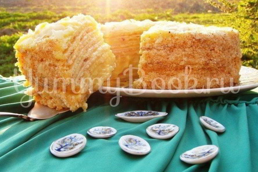 Рецепт творожного наполеона