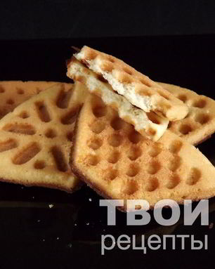 Бездрожжевые классические вафли