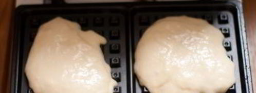 быстрые дрожжевые вафли. Шаг 5