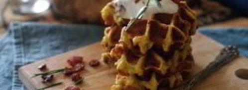 картофельные вафли с беконом. Шаг 5