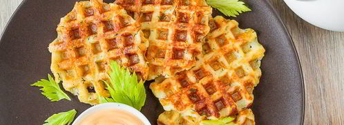 картофельные вафли с сыром. Шаг 4