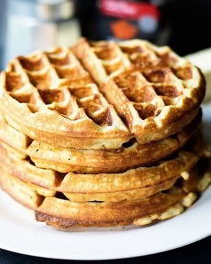 Обычные домашние вафли