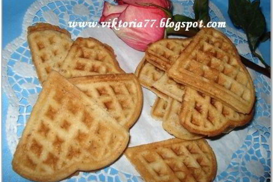 Рецепт ореховых вафель