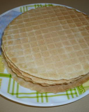 Постные вафли