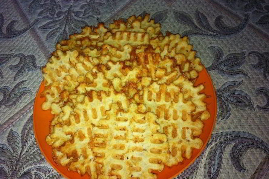 Рецепт сырных вафель