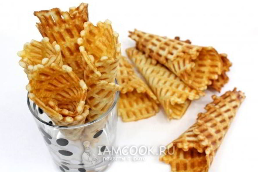 Рецепт вафельных трубочек